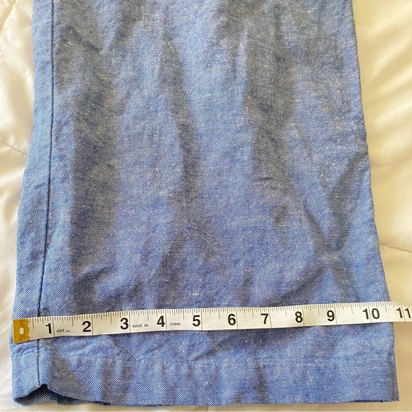 Boden Dorothea Wrap Jumpsuit Women’s Chambray Cropped V-Neck One Piece Jumpsuit - Picture 7 of 13